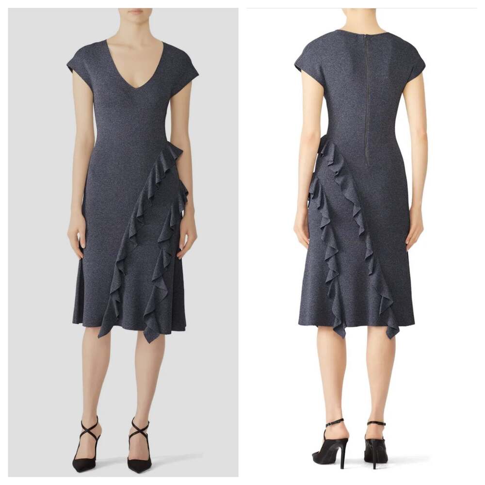 Sachin & Babi Ruffle Knit Dress